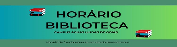 Horário de Funcionamento Bibioteca